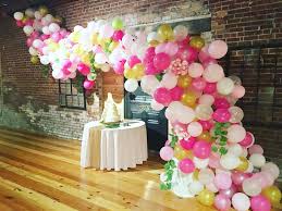 40th Birthday Flowers And Balloons Balloon Structure Fabulous Forty Pink Gold 40th Birthday Celebration Larsmakes Larsballoons Balloon Decorations Wedding Balloons Floral Balloons