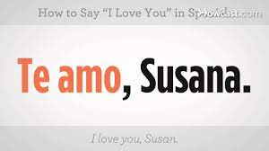 You can say muy bien if you feel really great. How To Say I Love You Spanish Lessons Youtube