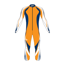 Pro Padded Alpine Race Suit Slalom Design