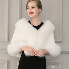 L bon état vends veste en cuir très bon état pour dame. Acheter Fourrure Noire Bolero Veste De Mariage En Fausse Fourrure Wrap Chale Manteau Dhiver Femmes De Soiree De Bal Chales Cape Mariage Veste De Mariee Wraps Et Boleros De 26 02 Du