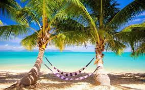 Tropical Beach Wallpapers Group With Items Beach Wallpaper Beach Hammock Beach Paradise