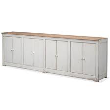 Extra Long White Farmhouse Buffet Farmhouse Buffet Pine Wood Sideboard Extra Long Sideboard