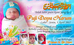 Contoh kartu ucapan kelahiran bayi dengan microsoft word siap edit. Luar Biasa Download Banner Kelahiran Bayi Cdr Erlie Decor