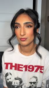 Who wants a Smokey eye for their wedding??, •, Such a beautiful look with  her sheer berry lip🫦, •, Makeup by me @sashasimler , Hair by  @hair_by_caitlin_ , Both for @theartistcollectivestudio , ...