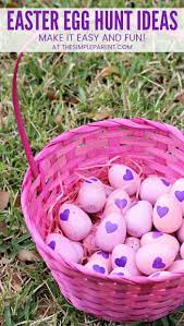 There's more than just a traditional easter egg hunt to do on easter morning! 5 Easter Egg Hunt Ideas For An Easy Memorable Hunt
