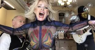 Toyah willcox, 62, goes braless under cheerleader costume to film new song with her husband after that bizarre performance on her exercise bike she had a big smile on her face as she performed. King Crimson S Robert Fripp Toyah Willcox Cover Hawkwind S Silver Machine
