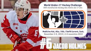 Six teams each played 70 games. Holmes Selected For 2019 World Under 17 Hockey Challenge Soo Greyhounds