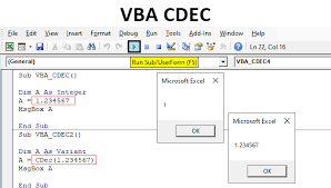Vba Cdec How To Use The Cdec Function In Excel Vba Examples In 2020 Resume Writing Blog Planning Cv Template