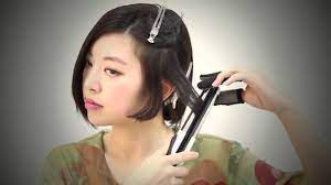 Since asian women usually have straight hair, they have many options to choose from. Short Wavy Hair Tutorial With Straightener Cute Asian Hairstyles For Short Hair Youtube
