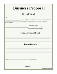 You know that you need to put a plan together to start a successful business, but you for starters, you can throw out the expectations of a long, formal written document. 30 Business Proposal Templates Proposal Letter Samples