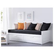 Brimnes Daybed Frame With 2 Drawers White Twin Ikea Day Bed Frame Murphy Bed Plans Murphy Bed Ikea