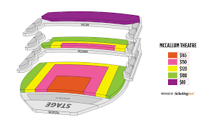 palm desert mccallum theatre plan de la salle