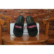 Fill your cart with color today! Hush Puppies Black Logo Pink Women S Slippers Slop Slippers Shopee Malaysia
