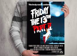 Jason Voorhees 'friday the 13th Part 2' Poster Camp Crystal Lake Camp Blood  Horror Movie Film Print 80s Horror Slasher Wall Art Jason - Etsy