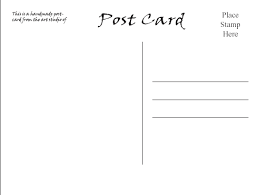 Make your own beautiful postcard. Make Your Own Postcards Printable Postcards Postcard Template Postcard Template Free