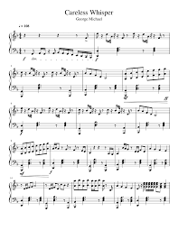 George michael careless whisper sheet music arranged for flute solo and includes 3 page(s). Careless Whisper Sheet Music For Piano Solo Musescore Com
