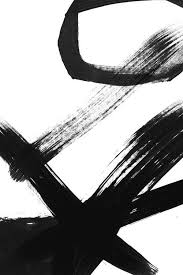 Abstract Black And White Art Prints Black White Brush Stroke I Canvas Art Print By Linda Woods Icanvas Black And White Abstract White Artwork Brush Stroke Art