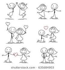 Six Cute And Fun Stick Figure Wedding Collection Figura Stilizzata Disegni Di Scarabocchio Immagini