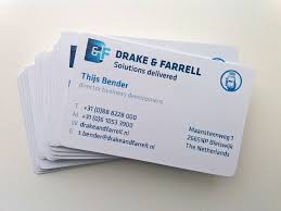 Equipped with nfc this smart business card will make an impact and a great impression. Nfc Business Cards Drake Farrell
