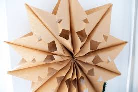 Weihnachtsstern Selber Basteln Aus Kraftpapiertuten Weihnachtsstern Basteln Selber Basteln Und Weihnachtsstern