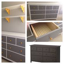 Ikea Hemnes 8 Drawer Dresser Black Brown Black Brown Ikea Hemnes Dresser Repainted And Repurposed For Babies Room Handles Painted To Match Original Repurposed Dresser Dresser Tv Stand Dresser Drawers
