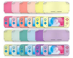 It plays most of the same games as the original nintendo switch and comes in several colors. Nintendo Switch Lite Skin Pastel Solid Color Pink Robins Egg Etsy