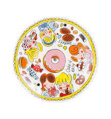 Blond Amsterdam Even Bijkletsen Etagere 3 Laags 26cm 22cm 18 Cm Blond Amsterdam Blond Illustraties