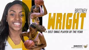 Britney Wright named SWAC Player of the Year, leads conference in scoring