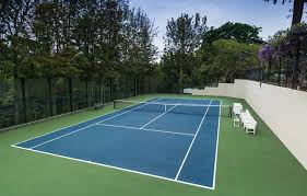 20 Of The Most Enticing Home Tennis Courts Tennis Court Backyard Tennis Court Design Tennis Court