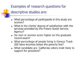 For example, many market research studies use scales that assign a numerical value to each response. Examples Of Quantitative Research Questions And Hypotheses