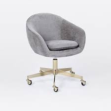 West elm helvetica leather chair, purchased in 2020. Alys Swivel Office Chair Desk Chair Comfy Home Office Chairs Mid Century Office Chair