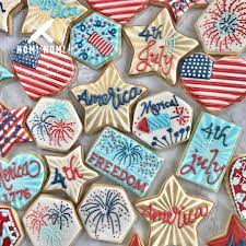 Fourth Of July Cookies Independence Day Cookies Happy Birthday America Happy 4th Of July Decorated Cooki Happy Birthday America Happy 4 Of July 4th Of July