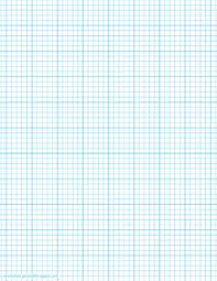Printable Graph Paper Template With Five Squares Per Inch It Has Smaller Squares And It S Marked Every Printable Graph Paper Graph Paper Grid Paper Printable