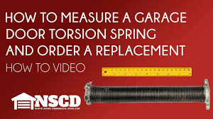 This method of measuring your torsion spring requires you to measure the existing springs. How To Measure A Garage Door Torsion Spring And Order A Replacement Youtube