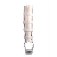 A bilateral upright foot component to add medial/lateral support as well as to prevent distal slippage. Tibial Fracture Brace Tfb Ptb Left Large On Popscreen