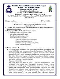 Tertib acara natal ina hkbp dalam bahasa batak lengkap dengan liturgi dan prolok. Hkbp Kupang Tertib Acara Kebaktian Keluarga Rabu 25 Facebook