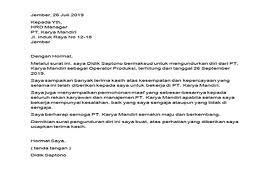 4 contoh surat pengunduran diri dari organisasi. 5 Contoh Surat Pengunduran Diri Dari Kerja Novriadi