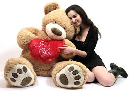 100% soft filled giant teddy bear plush soft toy big animals coat for girlfriend valentine gift animal coa big biggest bea. Big Valentines Day Teddy Bears Walmart Cheaper Than Retail Price Buy Clothing Accessories And Lifestyle Products For Women Men