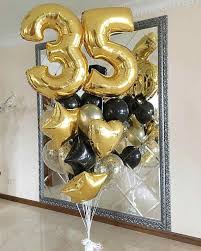 Rose lavanda matrimonio confine invito. 21 Pz Lotto 40 Pollici 35 Anni Di Oro Numero Palloncino 18 Pollici Oro Nero Star E Di Cuore Palloncini Buon Compleanno Partito Decorazione Forniture Confetti Balloon Number Balloonstar Black Aliexpress