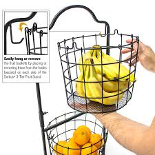 Choose from contactless same day delivery, drive up and more. Toiletries Household Items Sorbus 3 Tier Wire Market Basket Storage Stand For Fruit Bathroom Organization Vegetables 3 Tier Basket Black Stylish Tiered Serving Stand Baskets For Kitchen Storage Organization Food Storage