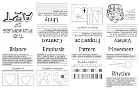 Looking for the visual effects of design principles does not have to limit an artist's. Principles Of Art Design Foldable Itty Bitty Book By Artsycat