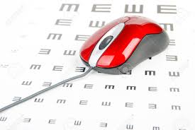 Computer Mouse On Eye Chart