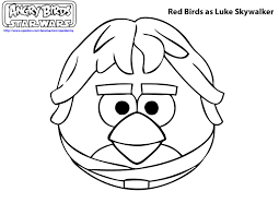 Angry Birds Star Wars Two Coloring Pages