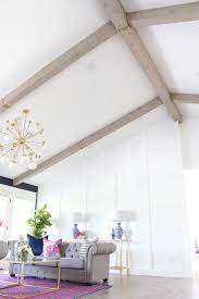 How To Make Faux Wood Beams Easy Faux Beams Diy Vaultedceilingdecor How To Make Faux Wood Beams Easy Faux Wooden Beams Fake Wood Beams Faux Beams
