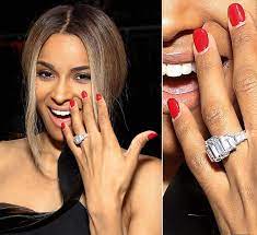 Rapper Future Proposed To Ciara With This 16 Carat Diamond Engagement Ring Featuring A Rou Celebrity Wedding Rings Celebrity Engagement Rings Engagement Rings