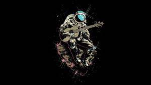 Astronaut Plays Guitar High Definition Wallpaper Astronaut Wallpaper 4k Wallpaper For Mobile Astronaut