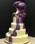 Simple Mardi Gras Cupcakes