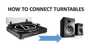 How To Connect A Turntable To Speakers Featuring The Audio Technica At Lp60 Turntable Audio Technica Connection