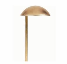 Focus Landscape Lighting Pl 05 120v Cam Mushroom Hat Style 5 5 Inch Width 120v Cast Aluminum Path Lighting Camel Tone Color