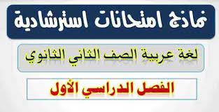 تحميل اسئلة نماذج امتحانات استرشادية للصف الثانى الثانوى اللغة العربية pdf ترم اول 2021 بالاجابات my saves choose me